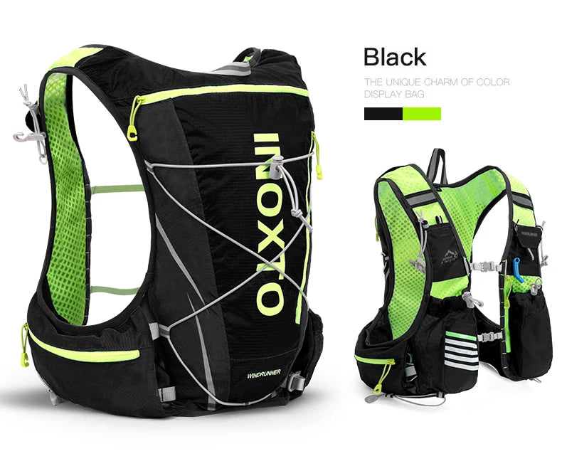 8L Hydration Vest Backpack – Running, Cycling, Hiking with 1.5L Bladder & 2x500ml Bottles